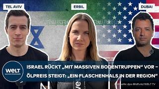 IRAN-KRIEG: Straße von Hormus dicht – Israel startet Bodenoperation – Raketenalarm in Dubai