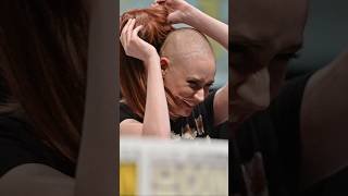 From Shaved Head to Latex Bald Cap: Karen Gillan's Journey as Nebula #shorts #nebula #marvel