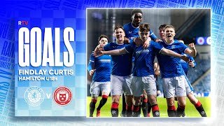 GOAL | Findlay Curtis | Rangers U18s 3-0 Hamilton U18s