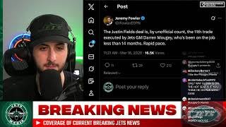 🚨 BREAKING: Jets TRADE QB Justin Fields to the Chiefs...