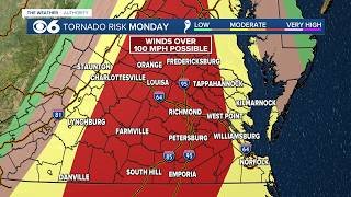 Live Radar: Rare Level 4 Severe Weather Threat for Virginia