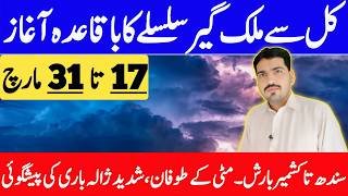 Thunderstorm, Windstorm & Rain's Expected From Tomorrow | Mosam Ka Hal | Weather Forecast Pakistan