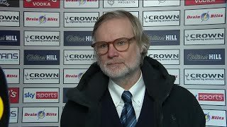 Dundee FC manager Steven Pressley reacts to dramatic derby draw