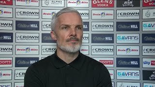 Dundee United manager Jim Goodwin speaks after derby draw against Dundee
