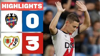 LEVANTE UD 0 - 3 RAYO VALLECANO | RESUMEN LALIGA EA SPORTS