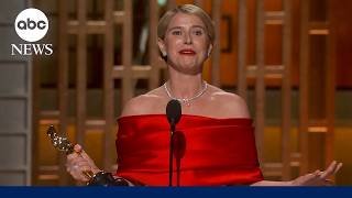 Oscars 2026: Jessie Buckley wins best actress for 'Hamnet'