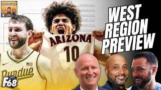 WEST REGION PREVIEW! Arizona, Purdue and ... Arkansas?! | 2026 NCAA Tournament Bracket breakdown