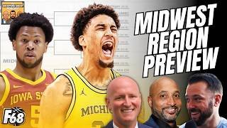 MIDWEST REGION PREVIEW! Michigan's got the EASIEST path | 2026 NCAA Tournament Bracket breakdown