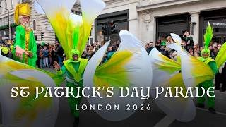 St Patrick's Day Parade London 2026 ☘️ 🇮🇪 🇬🇧 | Lá Fhéile Pádraig | Full Paddy's Day Parade in 4K
