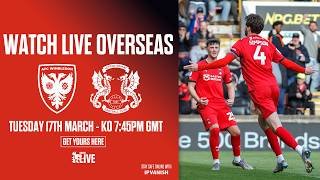 Leyton Orient vs AFC Wimbledon | Orient LIVE Pre Match Stream | AWAY