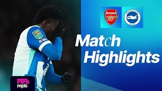 HIGHLIGHTS | Arsenal v Brighton | EFL Cup