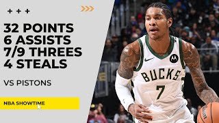 Kevin Porter Jr. 32 Points, 7/9 Threes, 6 Assists, 4 Steals vs Pistons I 25-26 NBA Season