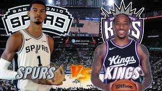 San Antonio Spurs vs Sacramento Kings Live Play by Play & Scoreboard