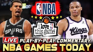 SPURS VS KINGS |NBA LIVE SCORE & COMMENTARY by VDKINGS