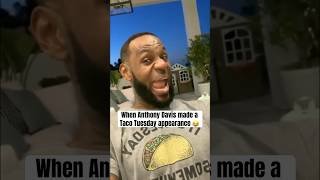 Anthony Davis' first Taco Tuesday 🌮