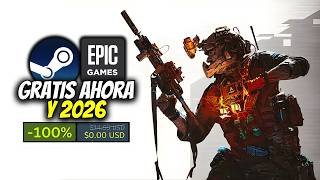5 JUEGOS GRATIS de Steam y Epic Games + 5 JUEGO GRATIS que llegarán en 2026