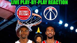 Detroit Pistons vs Washington Wizards NBA Play-By-Play Reaction 3/19/26 LIVE