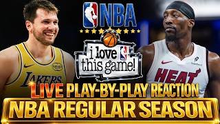 🔴LAKERS VS MIAMI HEAT │ 2026 NBA REGULAR SEASON  Basketball Play-By-Play Reaction & Scoreboard