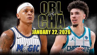 Orlando Magic vs Charlotte Hornets Full Game Highlights – January 22, 2026 | NBA Season