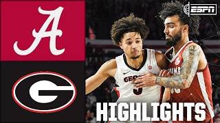 Alabama Crimson Tide vs. Georgia Bulldogs | Full Game Highlights | ESPN College Basketball