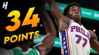 VJ Edgecombe with UNREAL ROOKE DEBUT 🔥 34 Points vs Celtics