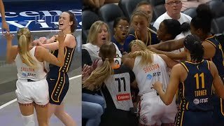 3 EJECTED after fight as Sophie Cunningham stands up for Caitlin Clark