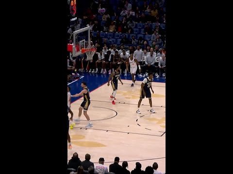 Saddiq➡️Fears➡️Karlo Matkovic DUNK! #pelicans #nba #shorts