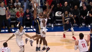 Trey Murphy Ends Half w/ Absolute Rainbow vs. Clippers