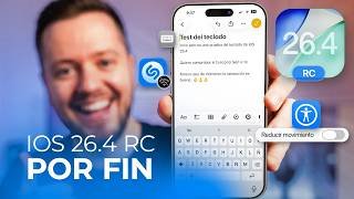iOS 26.4 RC: Apple POR FIN corrige el teclado (y hay más cambios)