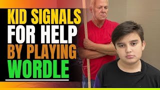 Kid Signals For Help by Playing Wordle Game.