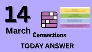 Connections NYT Hints Today (Sat, Mar 14) – Clues, Categories & Answers