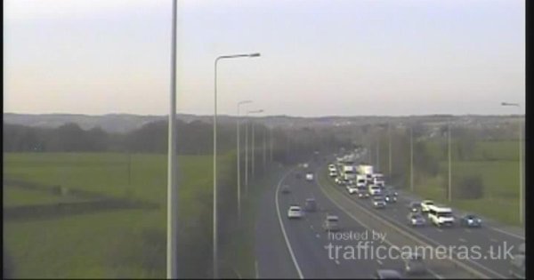 M58 and M6 live updates as traffic builds after crash