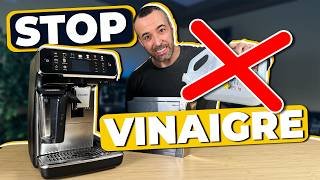 Stop au vinaigre blanc : l’erreur n°1 sur les machines à café