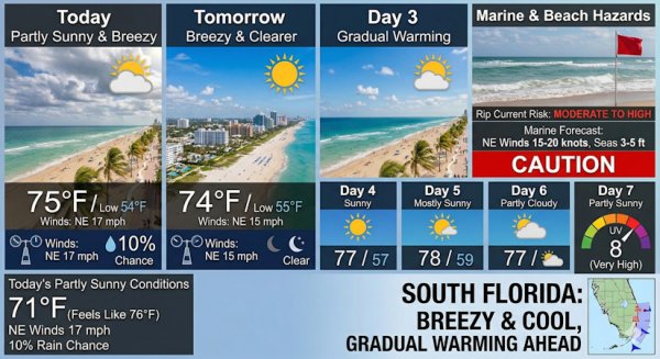 Partly Sunny Outlook For South Florida