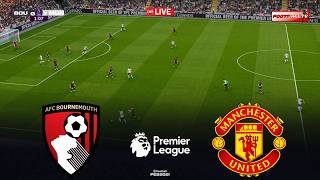 🔴LIVE : Bournemouth vs Manchester United - Premier League 2026 | Pes 21 Gameplay Simulation