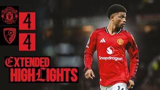 Frantic Game At Old Trafford | Man Utd v Bournemouth | Extended Highlights