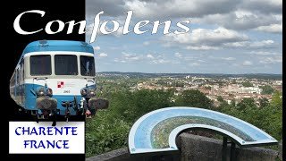 CONFLUENCE of history and festivals: Confolens, Charente; visiting the historic town in 4K Aug 2024