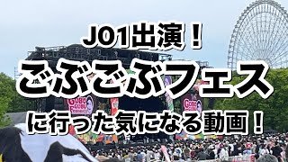 ごぶごぶフェスに行った気になる動画！会場の様子や体感エリアの見え方など！