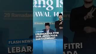 Tok! Pemerintah Tetapkan 1 Syawal 1447 H Lebaran 2026 Jatuh Pada Sabtu 21 Maret 2026