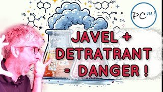 Eau de Javel + détartrant = Danger ! Analyse d'une réaction d'oxydoréduction. Lycée chimie.