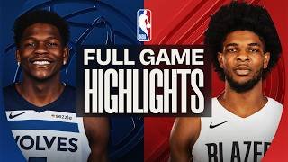 TIMBERWOLVES at TRAIL BLAZERS | FULL GAME HIGHLIGHTS | February 24, 2026