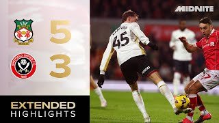 Wrexham 5-3 Sheffield United | Extended EFL Championship highlights