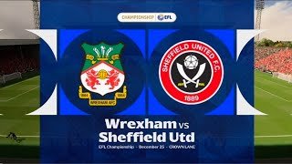 Wrexham Vs Sheffield Utd - EFL Championship 2025 Full Match | Happy Boxing Day | FC 26 PS5™