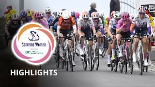 Milano-Sanremo Women 2026 - Highlights - Terrifying crash and a great winner !