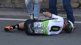 La grosse chute de Mark Cavendish sur Milan San Remo