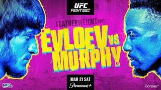 UFC LONDON LIVESTREAM EVLOEV VS MURPHY FULL FIGHT NIGHT COMPANION & PLAY BY PLAY