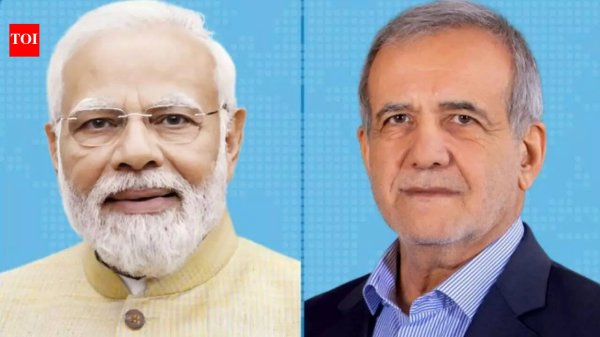 ’Did not initiate war’: In call with PM Modi, Iran President Pezeshkian calls on India-chaired Brics to play role in halting aggressions | India News - The Times of India