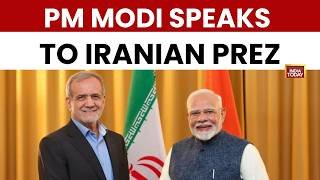 Breaking: PM Modi Speaks To Iranian President Pezeshkian, Hopes For Peace In West Asia | Iran War