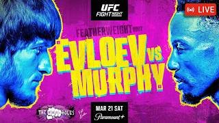 🔴UFC LONDON: MOVSAR EVLOEV x LERONE MURPHY | LIVE STREAM