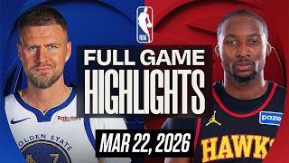 WARRIORS vs HAWKS FULL GAME HIGHLIGHTS MARCH 22, 2026 NBA HIGHLIGHTS TODAY | NBA 2K26 GAMEPLAY